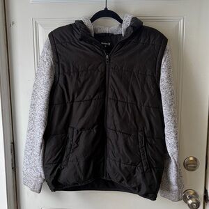 Hurley Puffer Vest Hoodie Combo 🖤